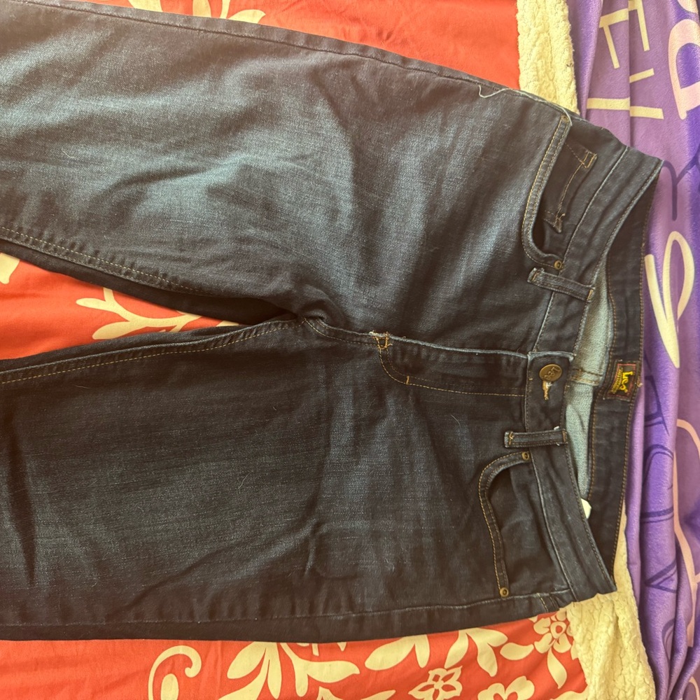 Levi's Dark Blue Straight Leg Jeans